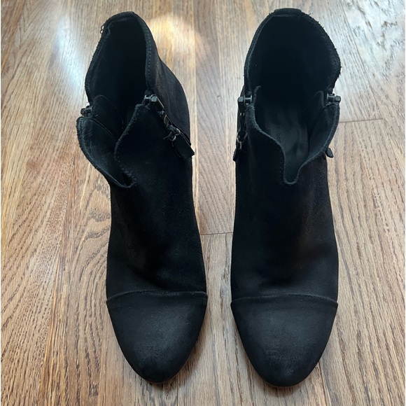 Rag & Bone Margot Black Suede Ankle Boots, 39 - Picture 3 of 8